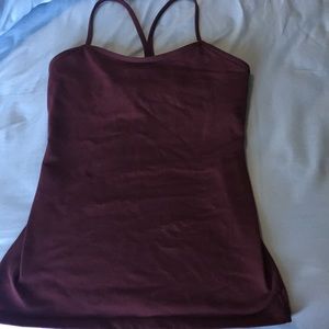 lululemon athletica Burgundy Tank Top
